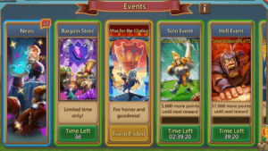 Lords Mobile Events